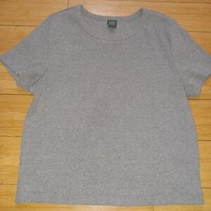 Wild Fable Heather Gray Ribbed CropTop